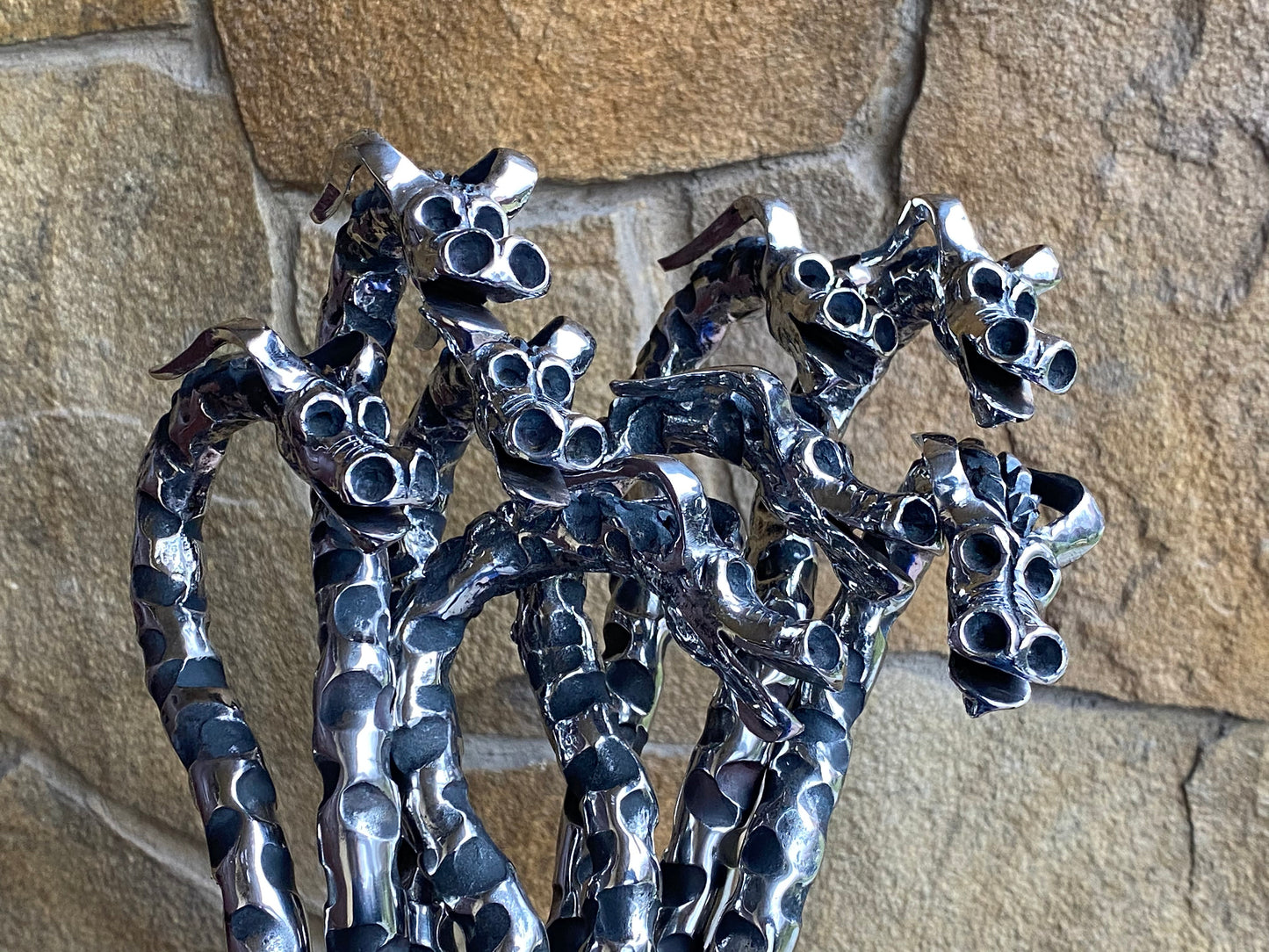 Stainless steel fire poker, fireplace poker, fire poker, BBQ, firewood, fire, fireplace tool, Christmas, fire pit, grill, steel gift, dragon