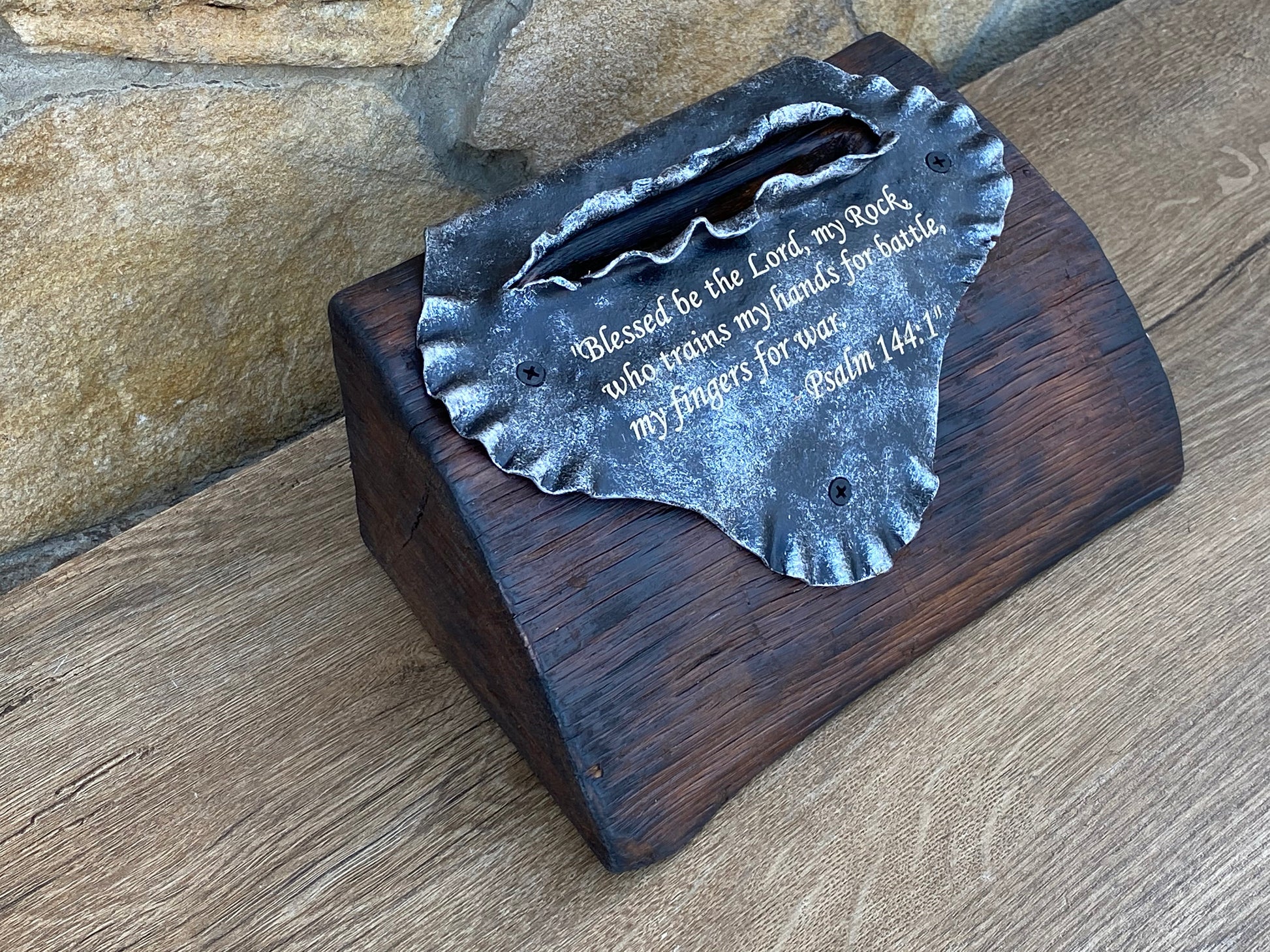 Axe holder, axe stand, viking axe, medieval decor, personalized gift, engraved gift, iron gift, wooden gift,  gift for him, gift for men