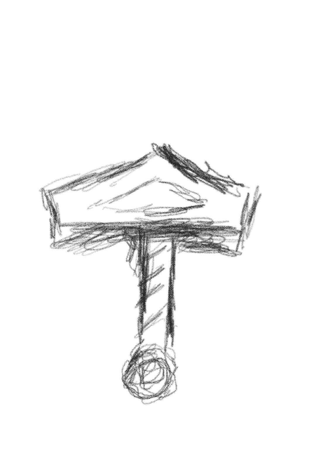 Custom listing for Dustin: Thor's hammer