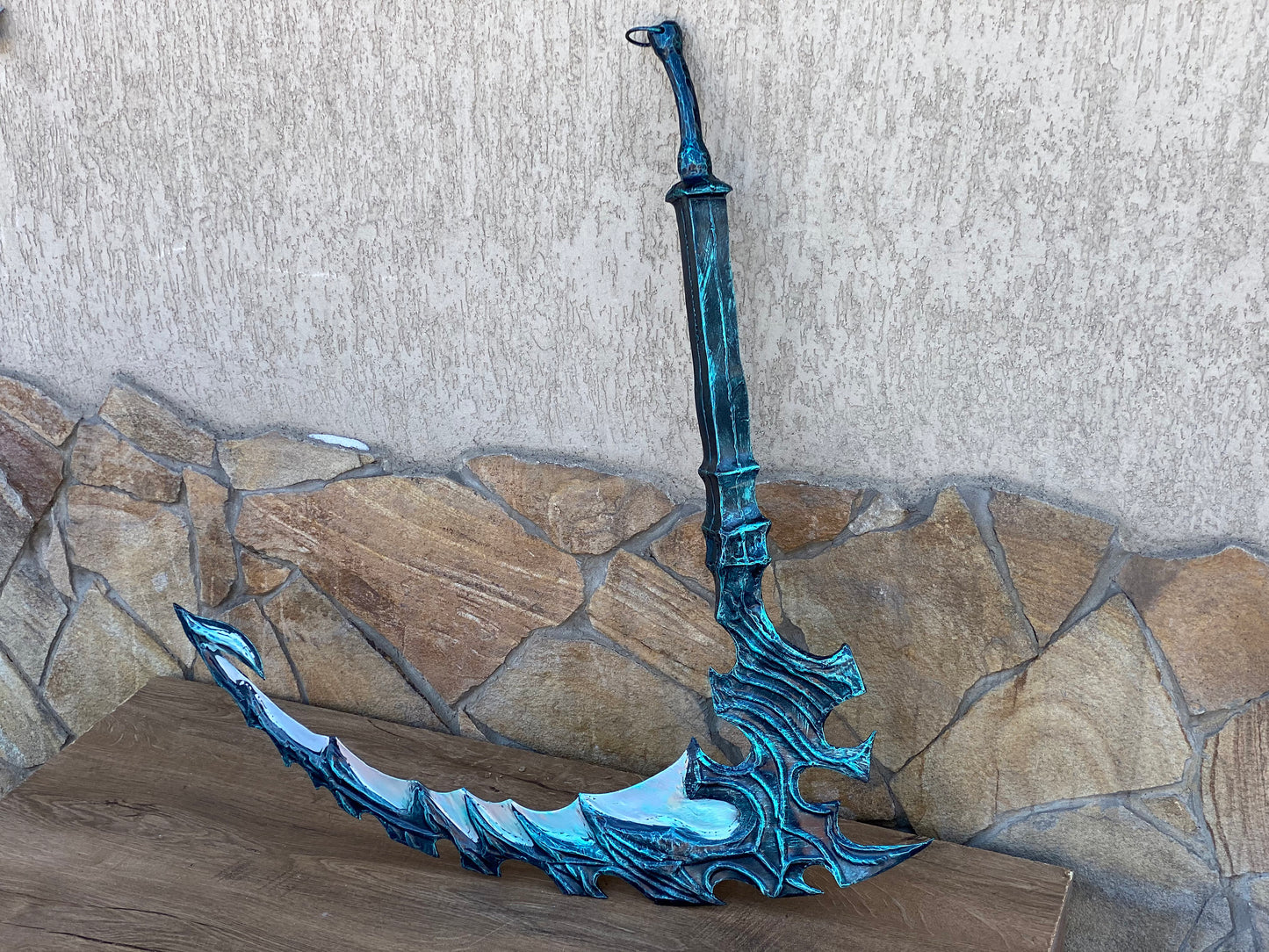 Scythe, death's scythe, Grim Reaper, iron gift, costume weapon, cosplay, prop, Halloween, cosplay armor, death, soul,dead,birthday,Christmas