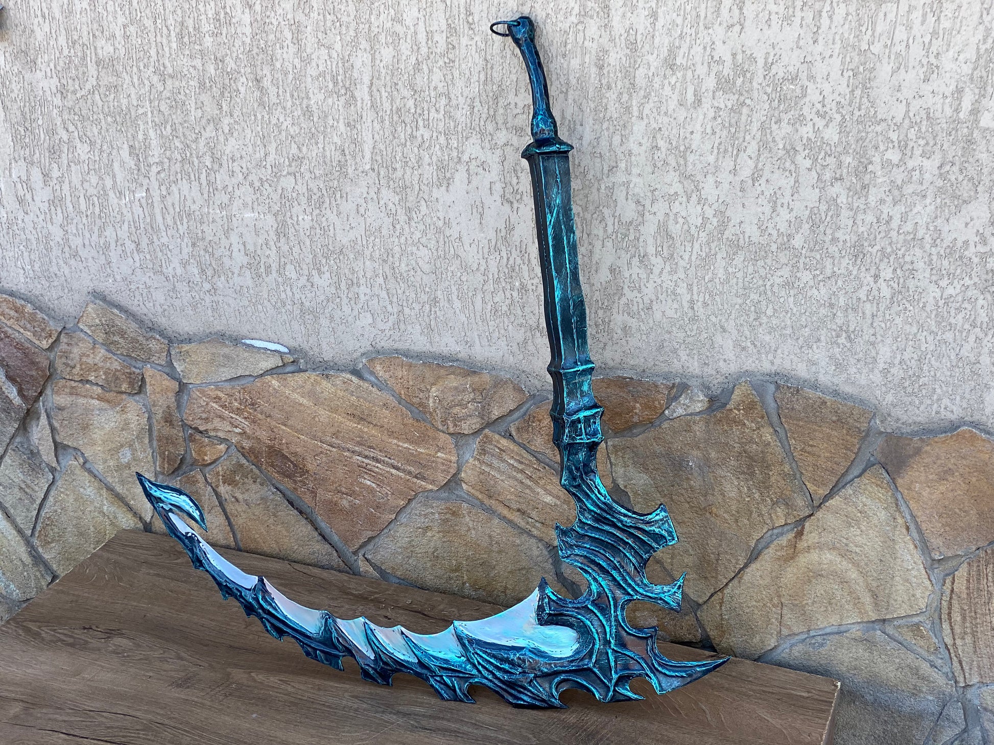 Scythe, death's scythe, Grim Reaper, iron gift, costume weapon, cosplay, prop, Halloween, cosplay armor, death, soul,dead,birthday,Christmas