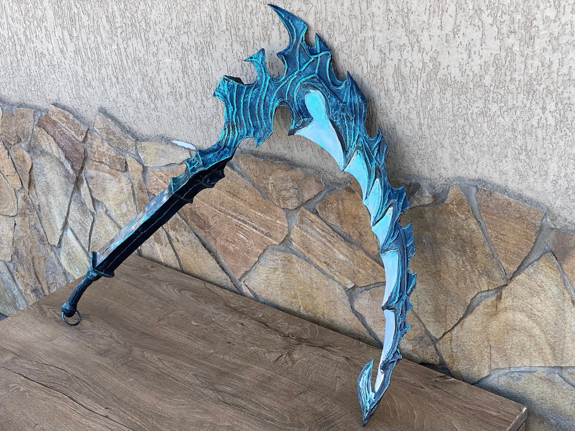 Scythe, death's scythe, Grim Reaper, iron gift, costume weapon, cosplay, prop, Halloween, cosplay armor, death, soul,dead,birthday,Christmas