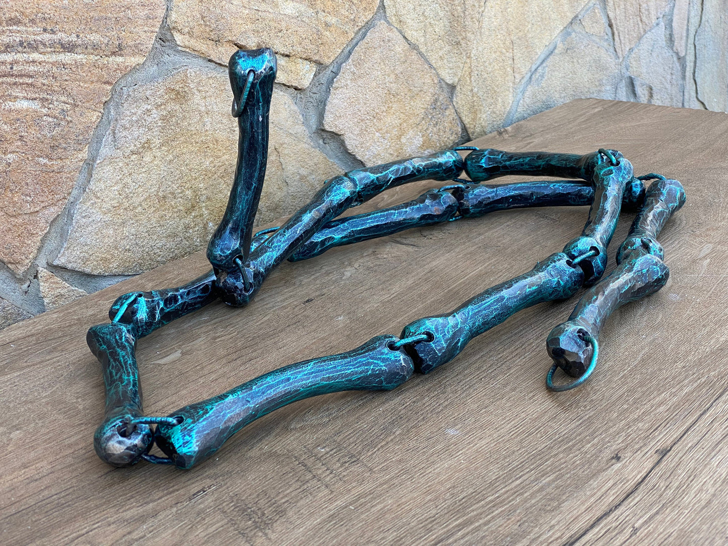 Chain, hand forged chain, comics, gamer, medieval, iron gift, steel gift, garden decor, hardware, vintage, birthday, Christmas, party decor
