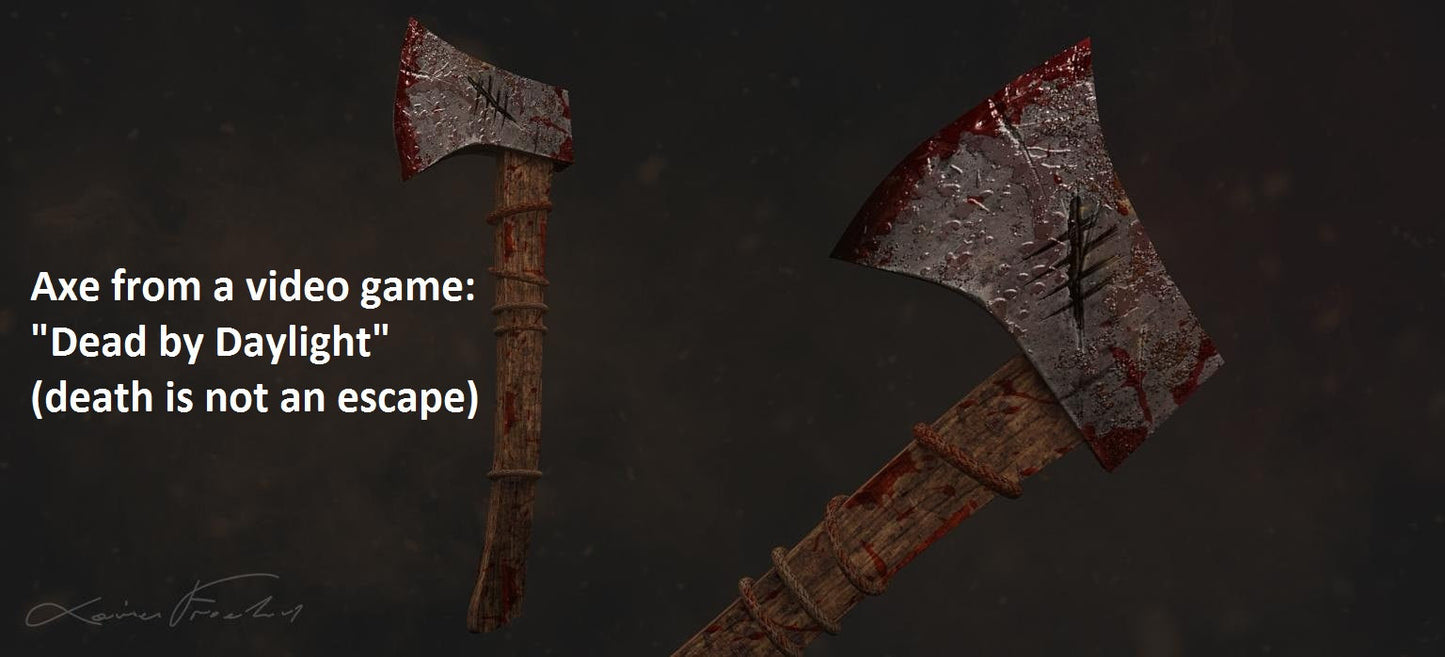 Axe, gamer gift, cosplay axe, mens gift, video game, dead by daylight, Christmas gift, graduation gift, viking axe, axe gift, kids gift