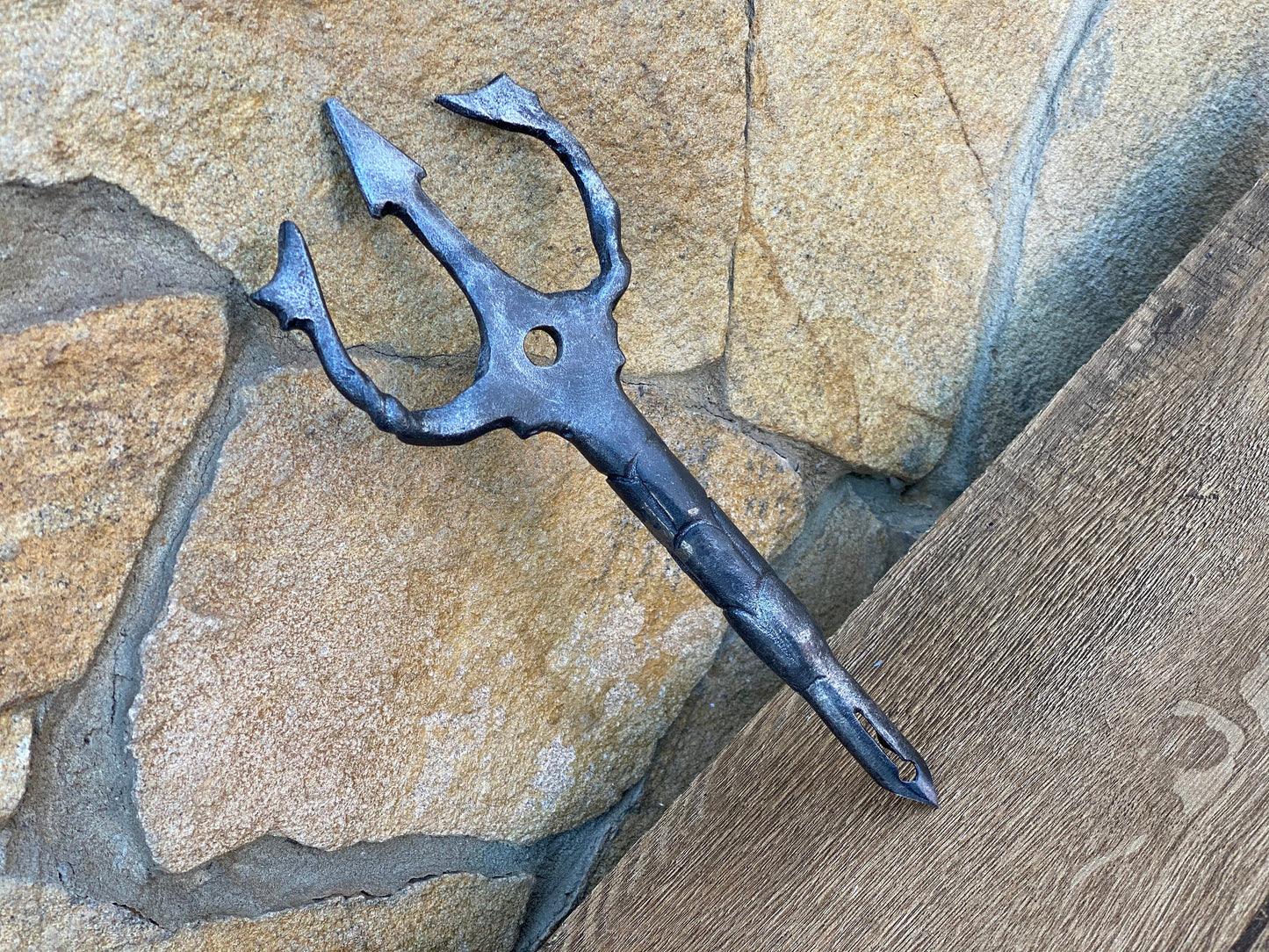 Trident, gift for dad, kids birthday, Christmas, Neptune, childrens gift, sea decor, iron gift, steel gift, quill, cosplay, gift for kid