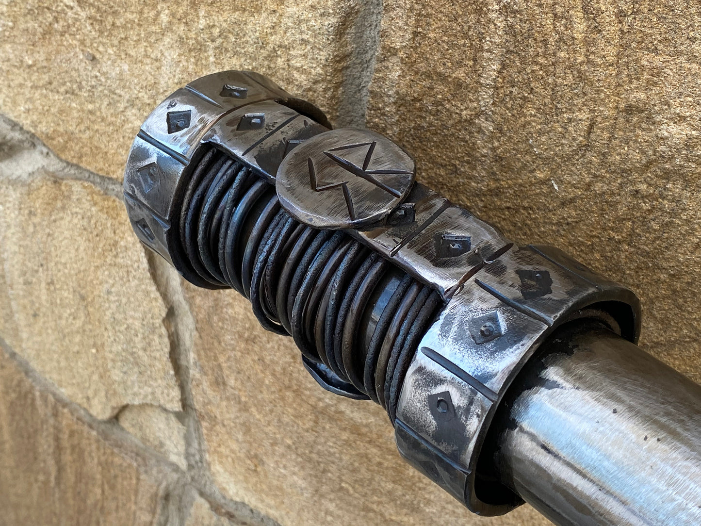 Personalized cudgel, kung fu, fitness, sport, medieval, mace, flail, kettlebell, gym, steel gift, iron gift, walking stick, sport exercise