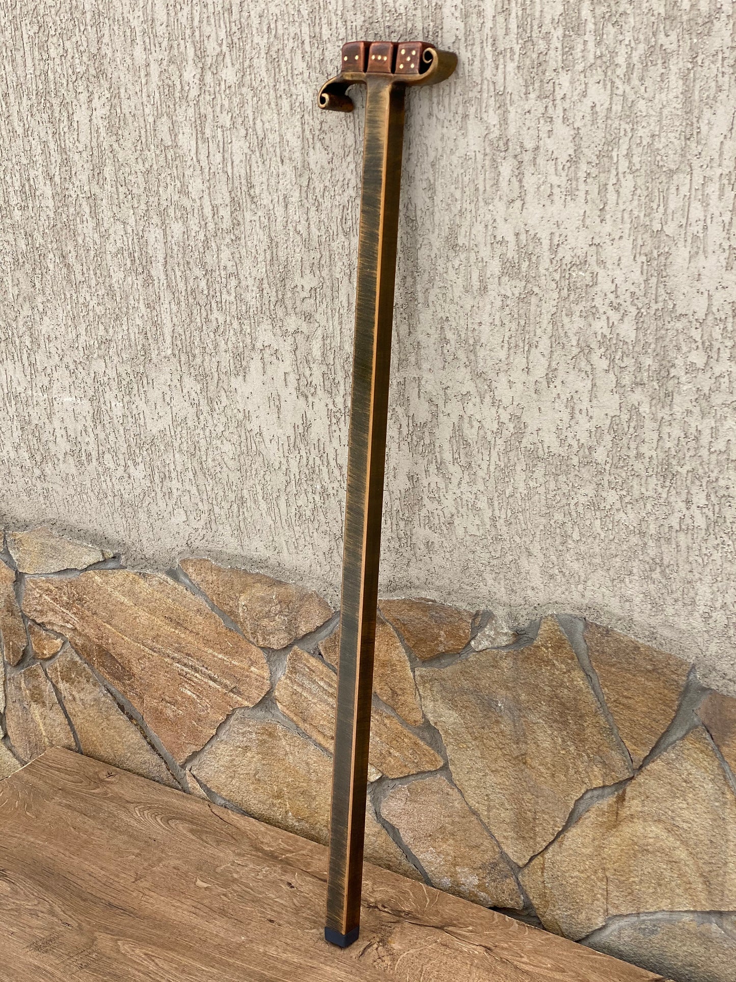 Walking cane, walking stick, dices, walking stick cane, cane, walking stuff, mens cane, personalized cane, iron gift,birthday gift,Christmas