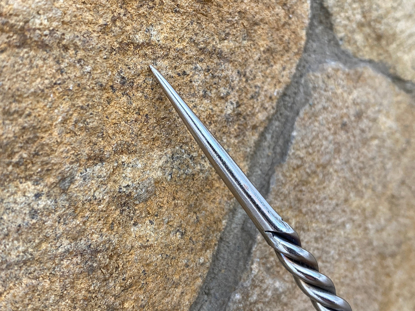 Stainless steel fork, cutlery, hookah, flatware, BBQ fork, skewer, BBQ gift, steel gift, grill tools, steel anniversary, fork, kitchen gift