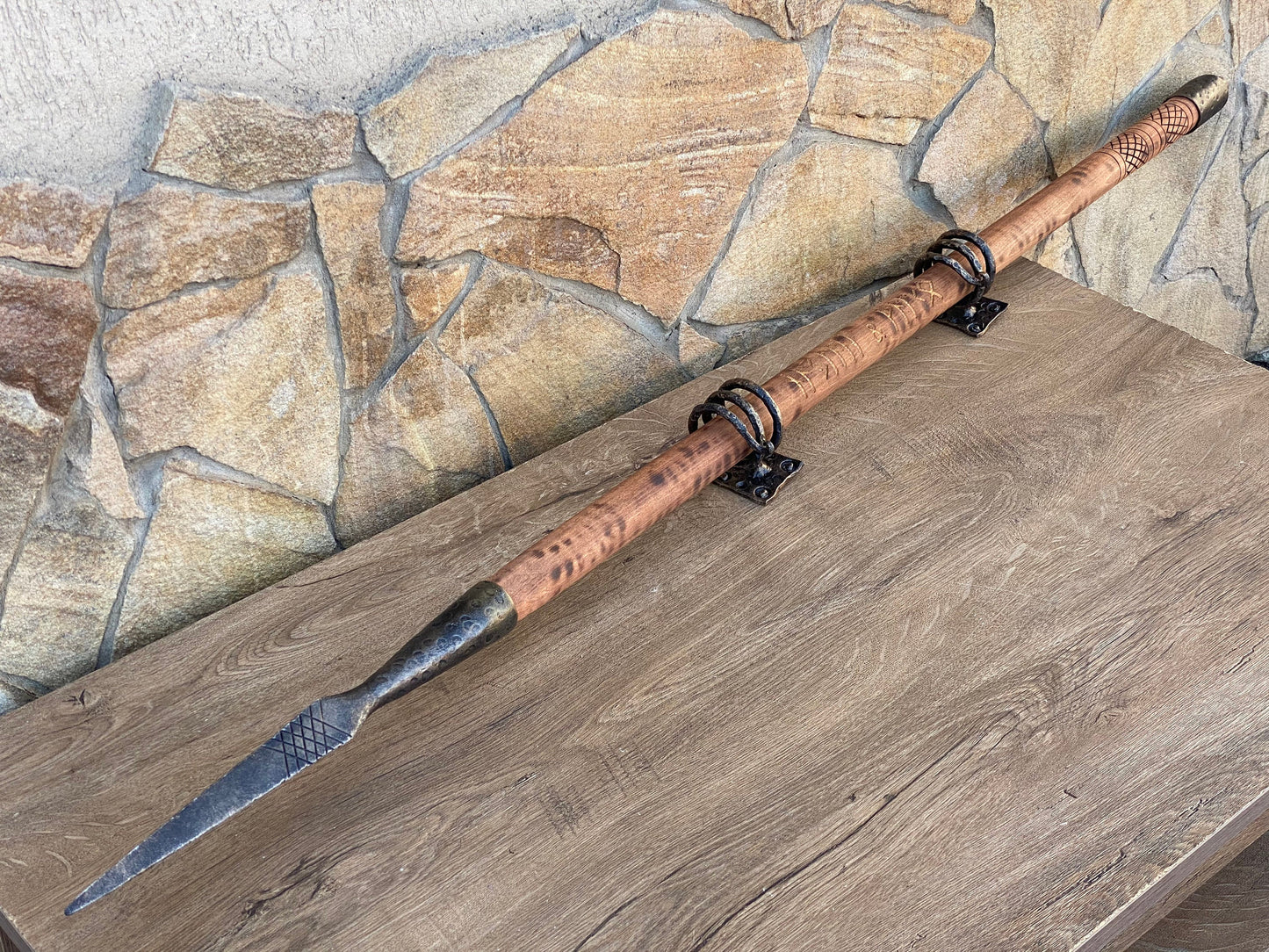 Viking spear, spear, viking weapon, runic, armor, runes, viking axe, medieval spear, medieval, knight, antique, vintage, armor, shield, axe