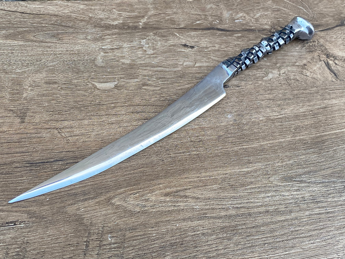 Stainless steel railroad spike knife, steel gift, steel anniversary, 6 year anniversary, railroad spike knife, wedding anniversary, knife