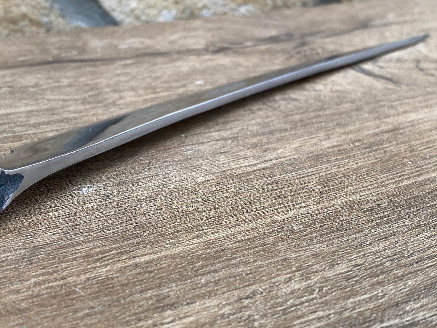 Stainless steel railroad spike knife, steel gift, steel anniversary, 6 year anniversary, railroad spike knife, wedding anniversary, knife