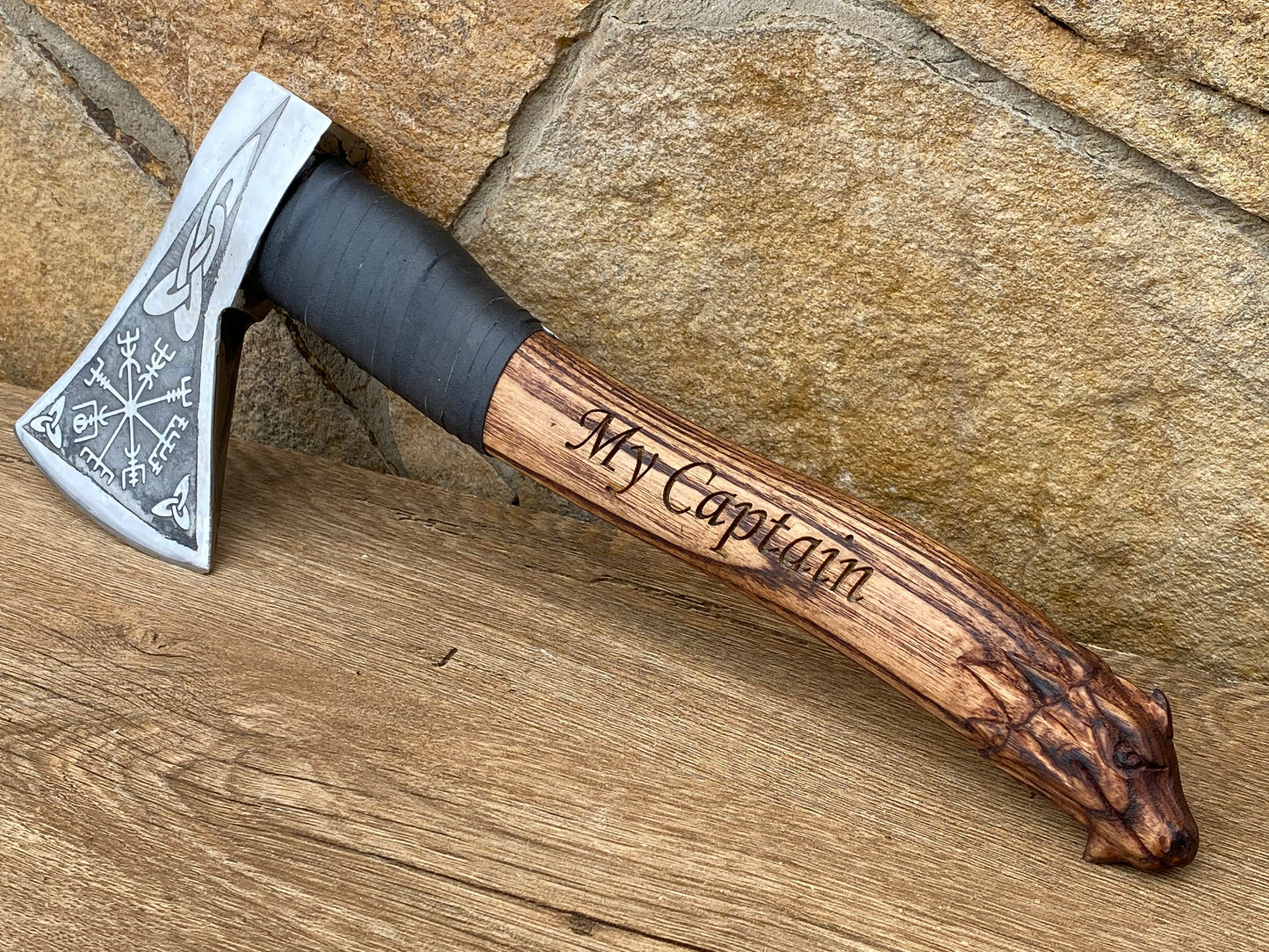 Dragon axe, dragon, Christmas, viking axe, mens gifts, vegvisir, carved dragon, groom gift, viking compass, groomsman gift, birthday, axe