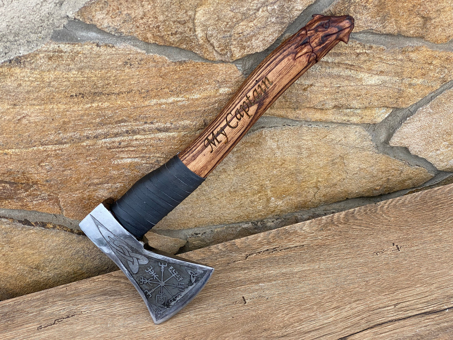 Dragon axe, dragon, Christmas, viking axe, mens gifts, vegvisir, carved dragon, groom gift, viking compass, groomsman gift, birthday, axe
