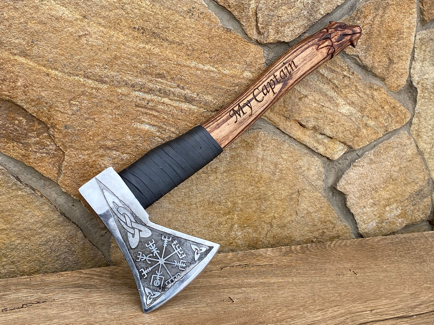 Dragon axe, dragon, Christmas, viking axe, mens gifts, vegvisir, carved dragon, groom gift, viking compass, groomsman gift, birthday, axe