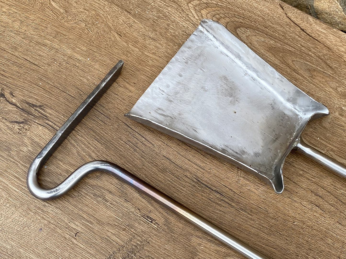 Stainless steel fire poker, fire poker, shovel, hook, BBQ, firewood, dragon, fireplace tool, fire pit, BBQ utensils,steel gift,grilling gift