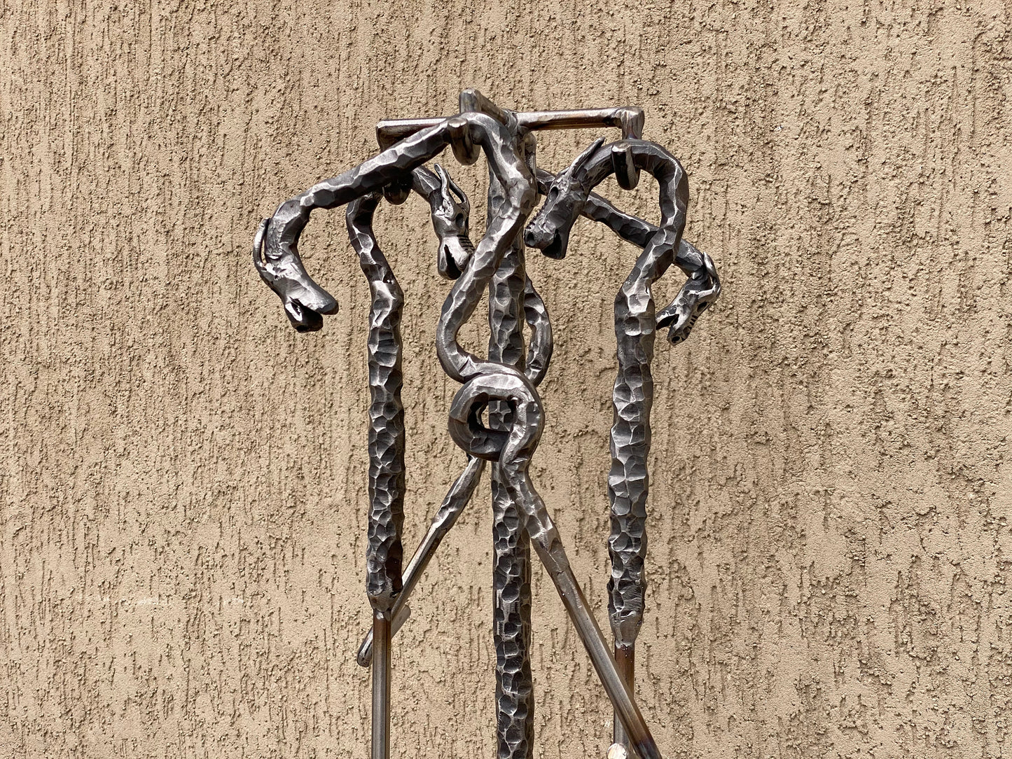 Fire poker, ash shovel, ash remover, shovel, hook, BBQ, firewood, dragon, birthday, 11th anniversary, Christmas, dads gift,steel gift, grill