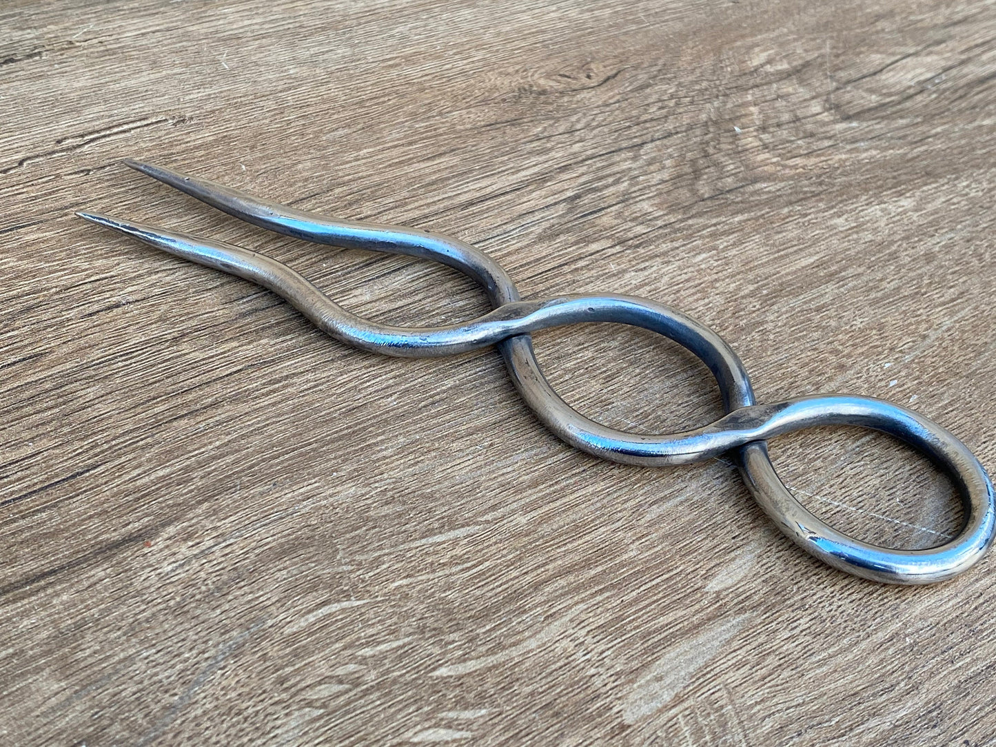 Stainless steel fork, BBQ fork, hand forged fork, viking, rustic, fork, medieval, middle ages, bronze ages, barbeque gift, cutlery, flatware