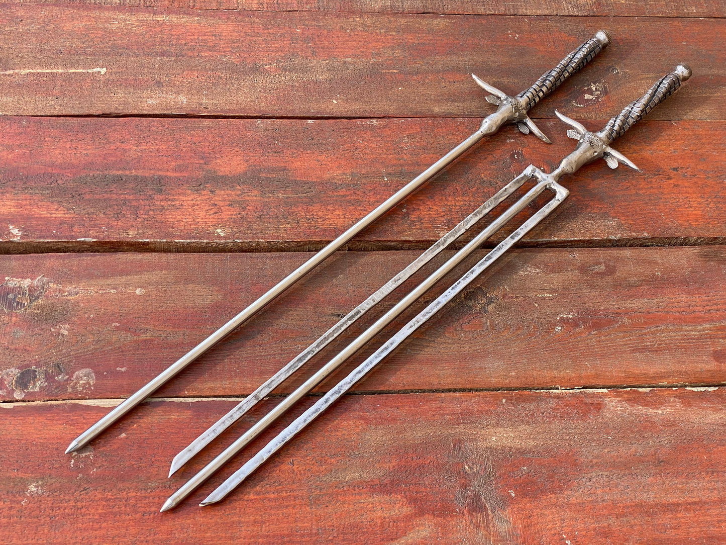 Skewers, personalized gift, grill gift set, BBQ, barbecue gift, Christmas gift, bull, grill, fireplace, dads gift, birthday, Fathers day