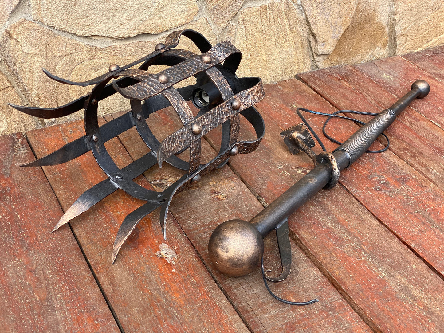 Wall sconce, torch, viking gift, medieval, restaurant decor, medieval style, Middle Age, reenactment, castle, hotel, DIY,Christmas,mens gift