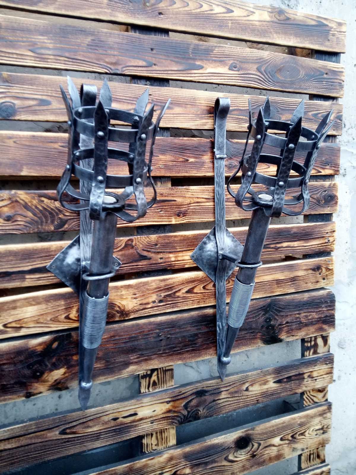 Wall sconce, torch, viking, kitchen, garden, yard, living room, dinining room, table, man cave, gift for men, mancave,retirement gift,sconce