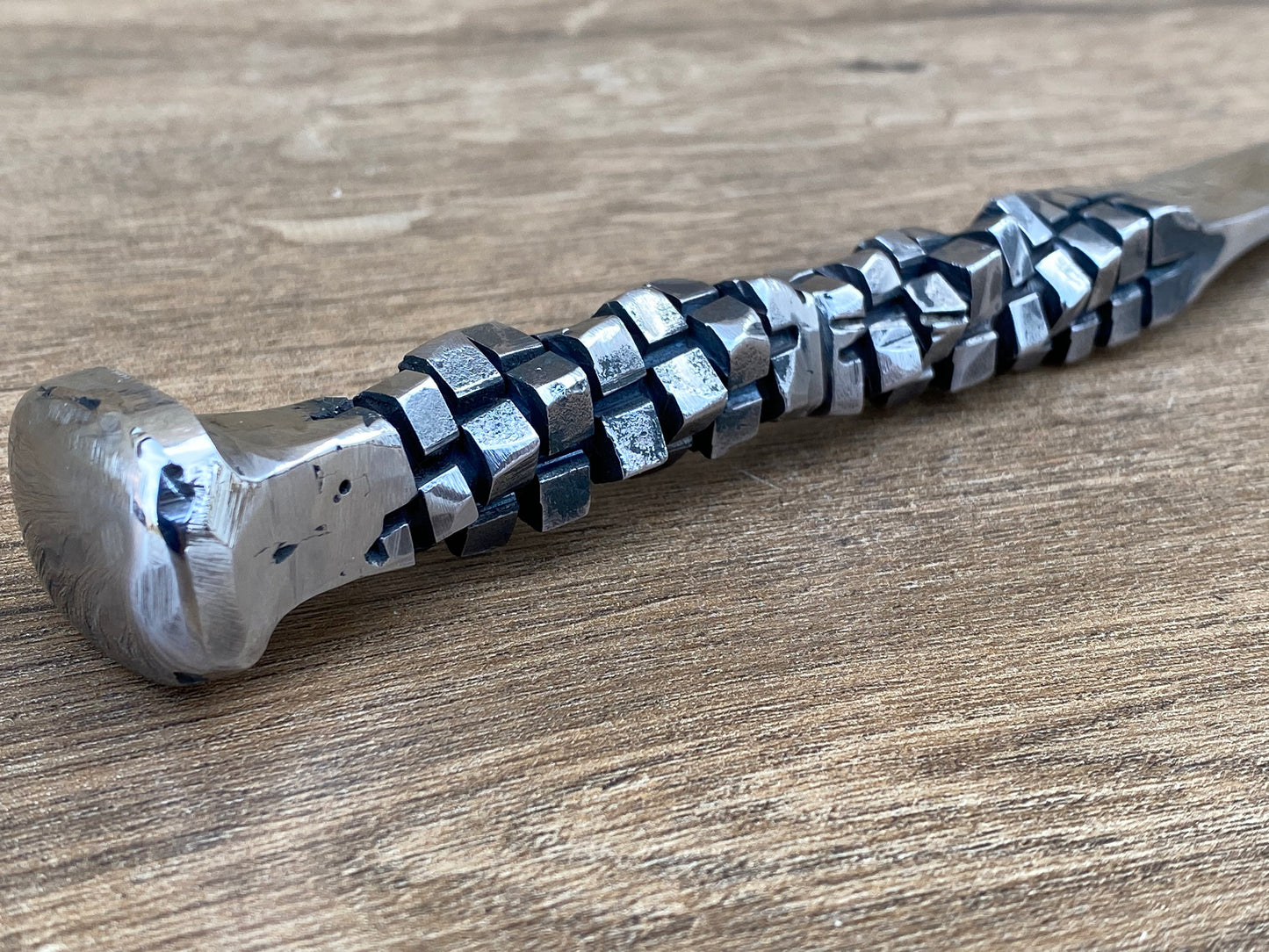 Stainless steel railroad spike knife, steel gift, steel anniversary, 6 year anniversary, railroad spike knife, wedding anniversary, knife