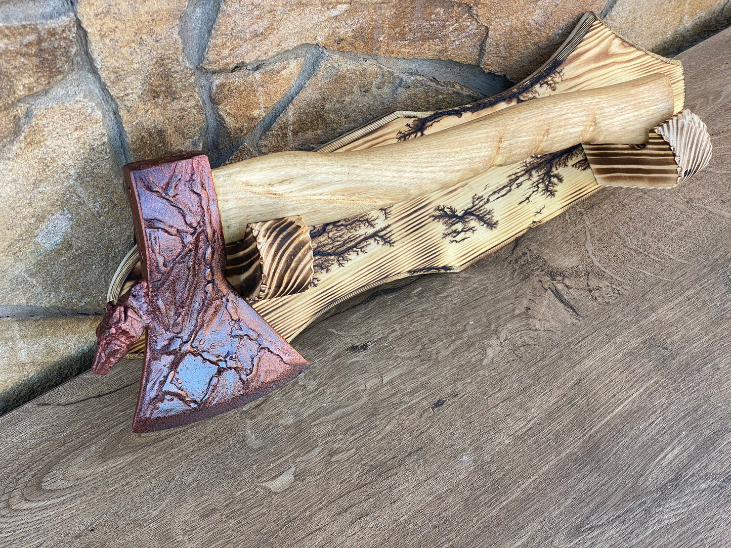 Mens birthday gift, mens gift, wolf, Christmas, anniversary gift, 6th anniversary, 11th anniversary, groomsman gift, viking axe,hatchet,axe
