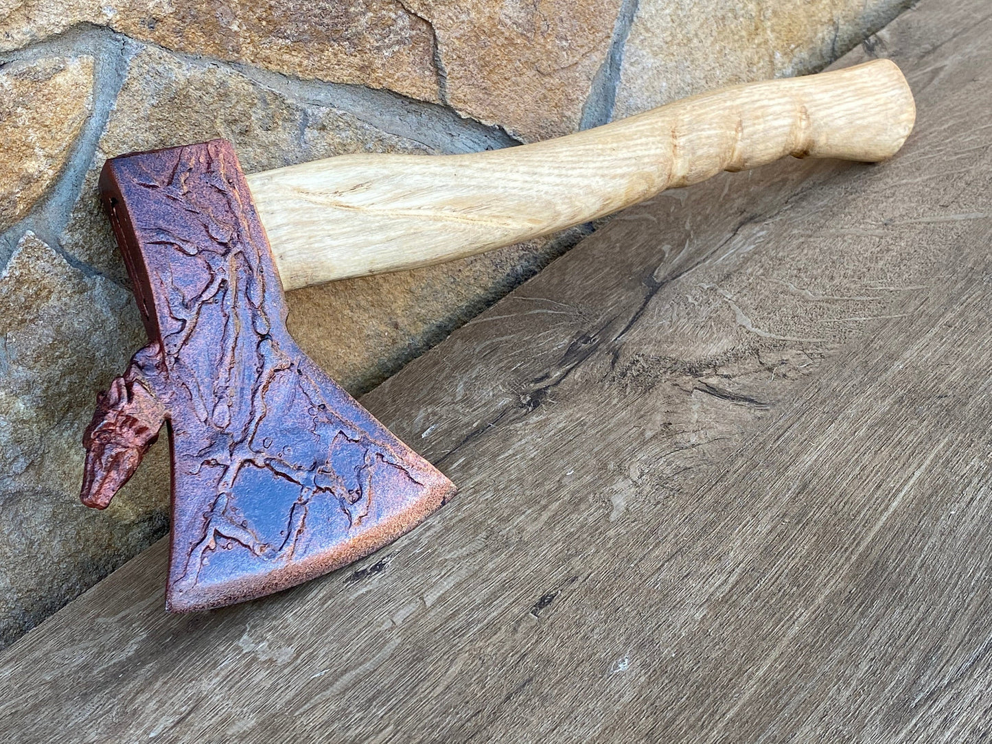 Birthday gift, mens gift, wolf, Christmas, anniversary gift, 6th anniversary, 11th anniversary, wedding gift, viking axe, shield, axe, mace