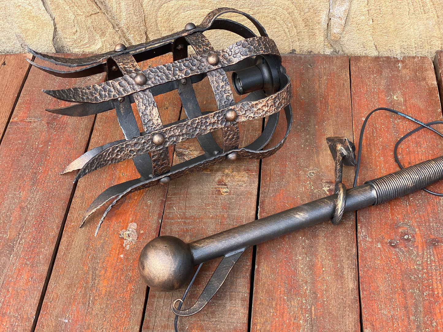 Wall sconce, torch, viking gift, medieval, restaurant decor, medieval style, Middle Age, reenactment, castle, hotel, DIY,Christmas,mens gift