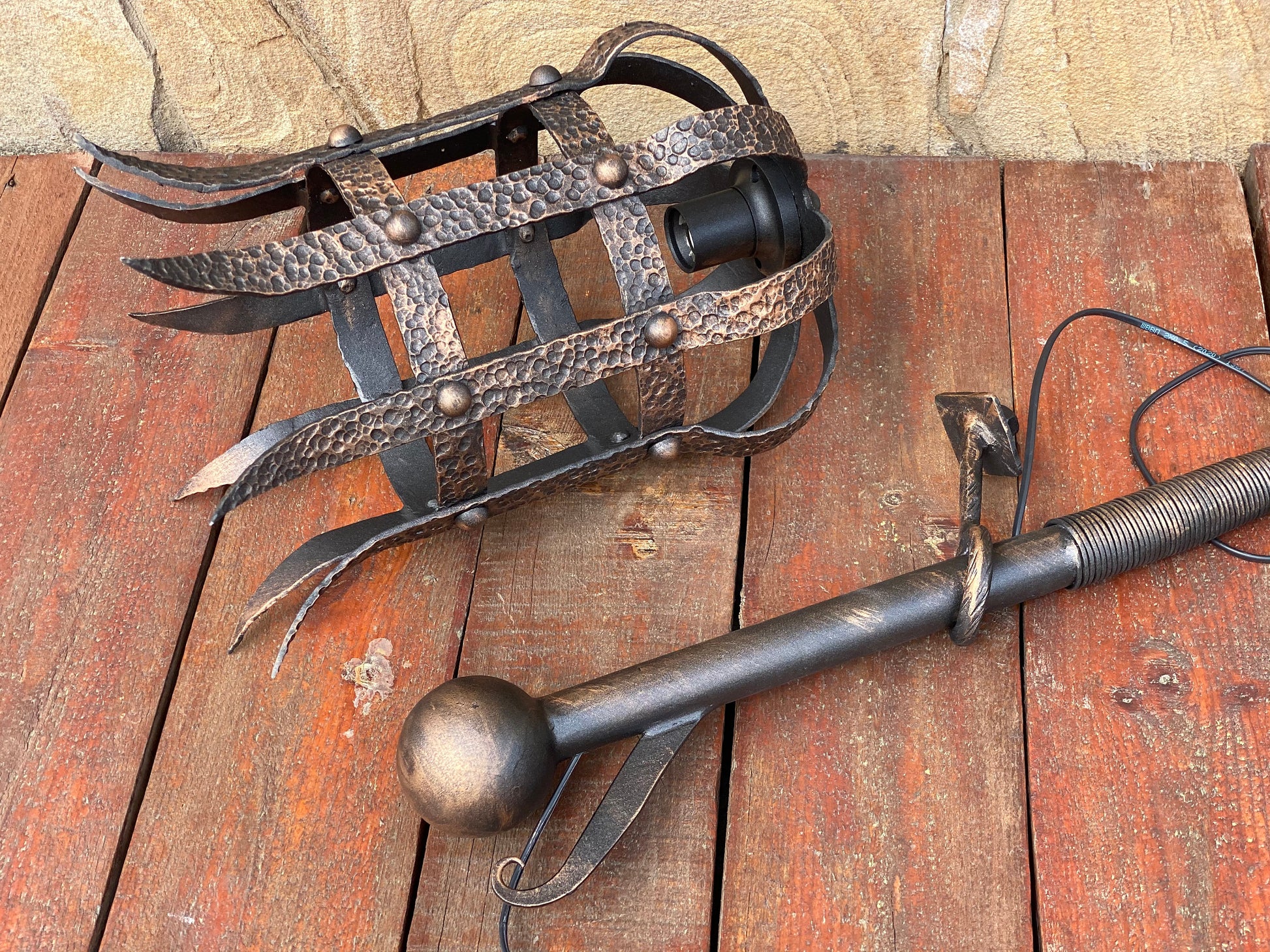 Wall sconce, torch, viking gift, medieval, restaurant decor, medieval style, Middle Age, reenactment, castle, hotel, DIY,Christmas,mens gift