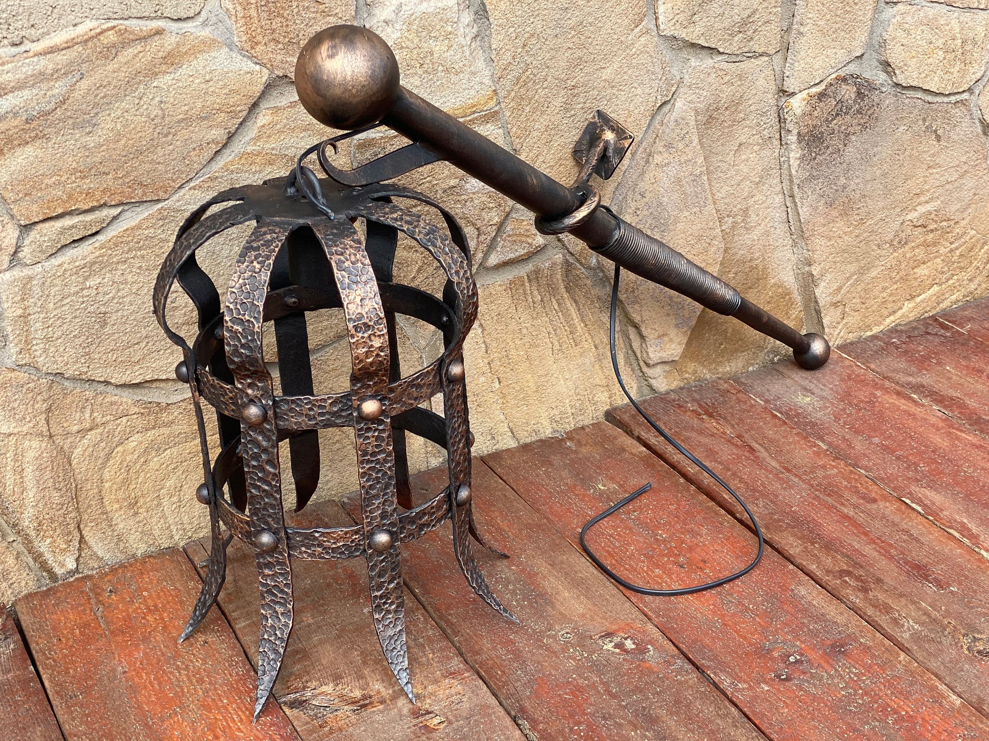 Wall sconce, torch, viking gift, medieval, restaurant decor, medieval style, Middle Age, reenactment, castle, hotel, DIY,Christmas,mens gift