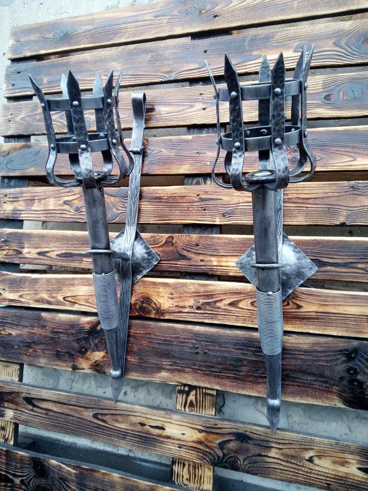 Wall sconce, torch, viking, kitchen, garden, yard, living room, dinining room, table, man cave, gift for men, mancave,retirement gift,sconce