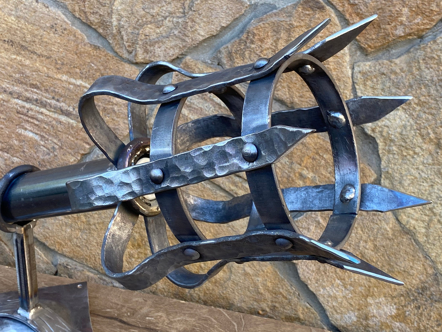 Wall sconce, torch, new home gift, personalized gift, medieval, castle, hotel, restaurant, viking, Middle Ages, iron gift,anniversary,sconce