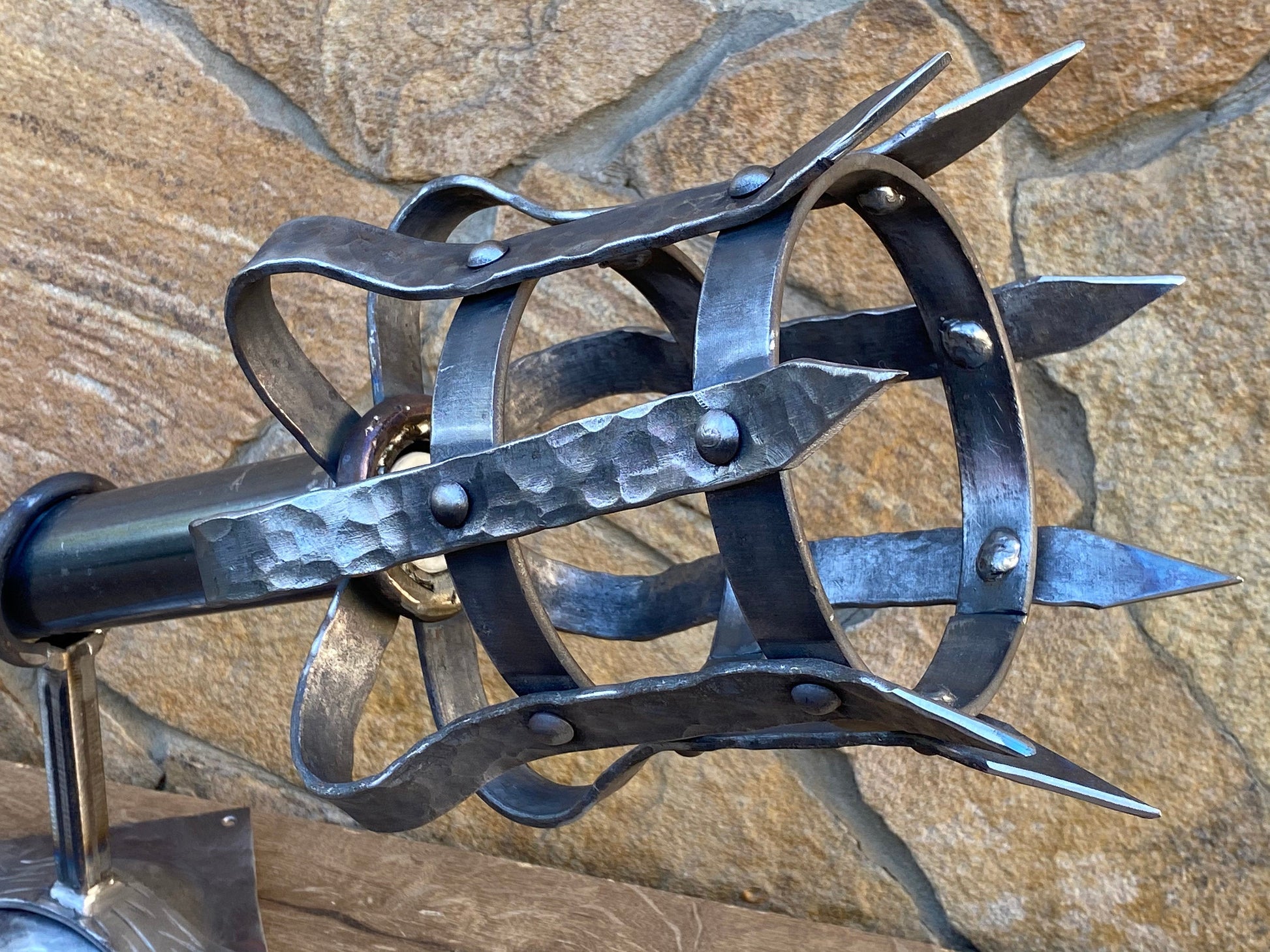 Wall sconce, torch, new home gift, personalized gift, medieval, castle, hotel, restaurant, viking, Middle Ages, iron gift,anniversary,sconce
