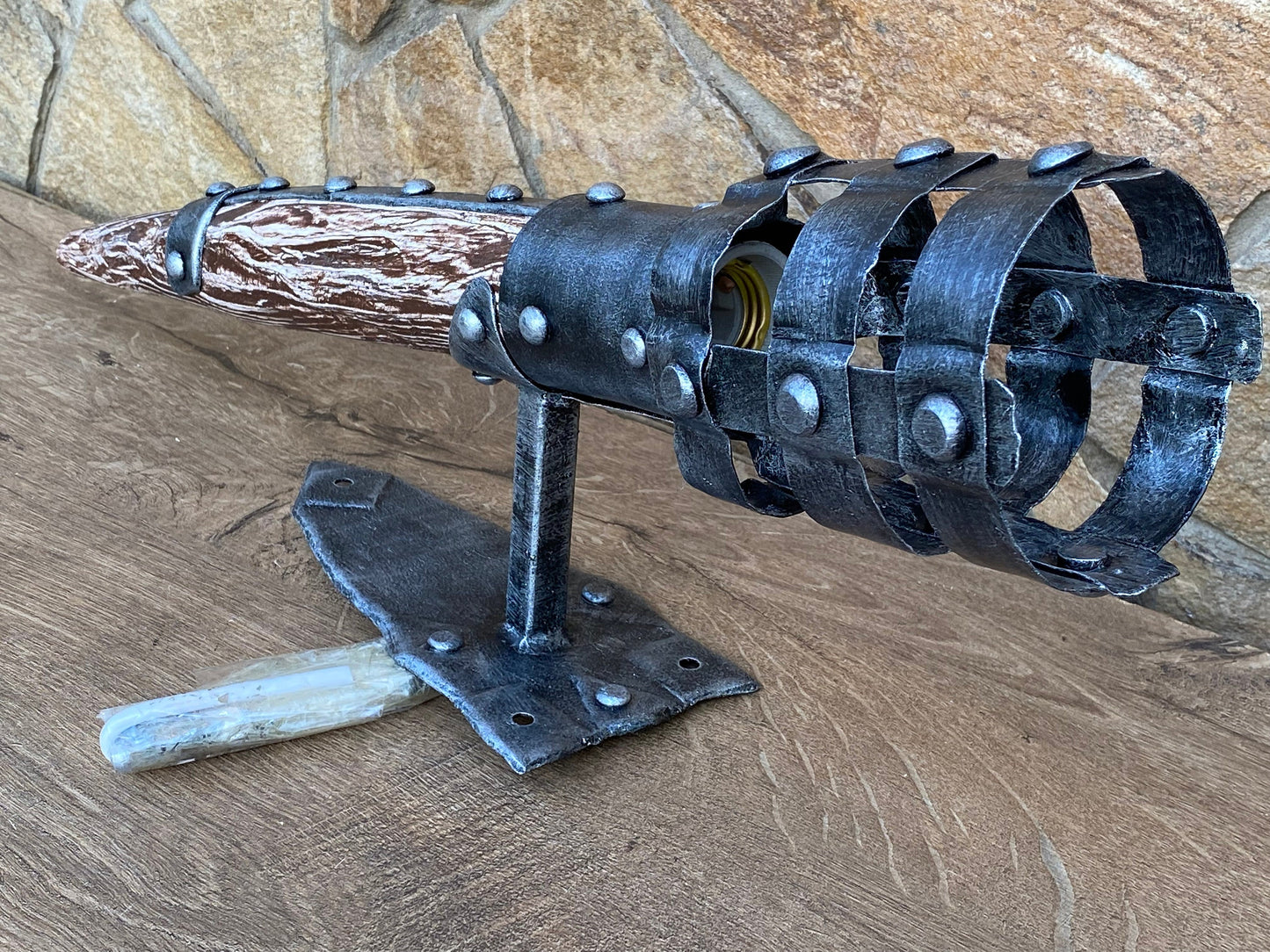 Wall sconce, medieval, birthday, Chrismas, renovation, light fixture, sconce, Mothers Day, Fathers Day, new home gift, military gift, viking