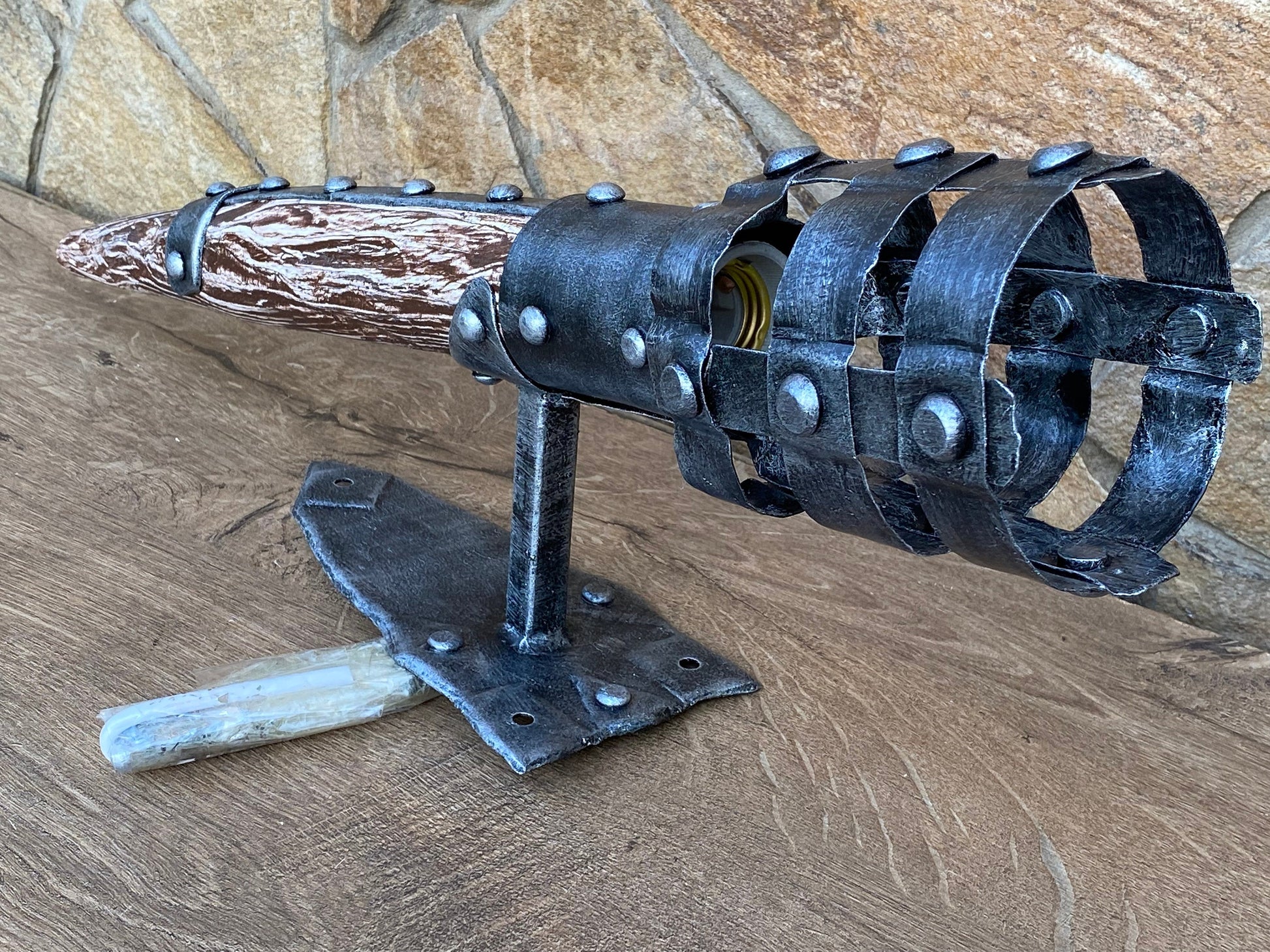 Wall sconce, medieval, birthday, Chrismas, renovation, light fixture, sconce, Mothers Day, Fathers Day, new home gift, military gift, viking