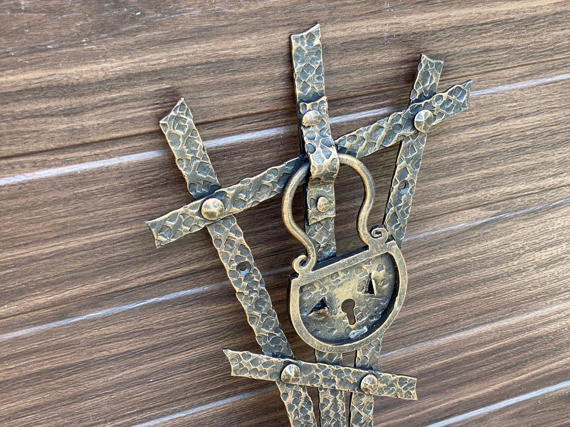 Wall key holder, medieval, wall hooks, clothes, key hook, Christmas, birthday, iron gift, entryway, hallway, wall decor, lock, Middle Ages