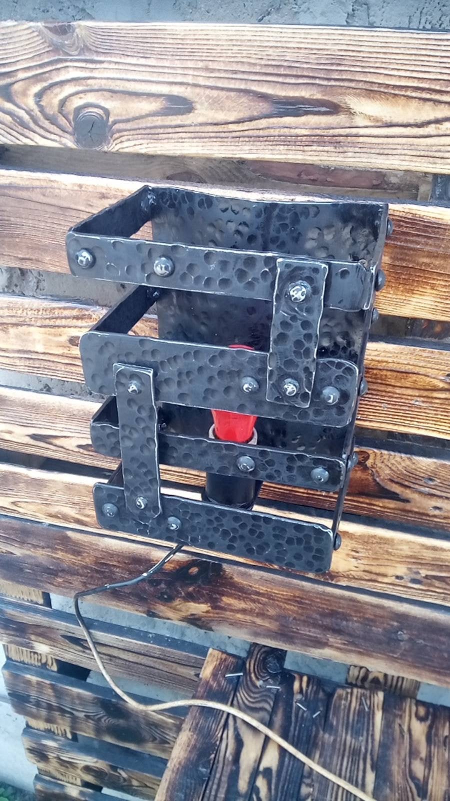 Wall sconce, medieval, hand hammered, castle, Christmas, birthday, Middle Ages, ForgedCommodities, viking, rustic, farmhouse, restaurant