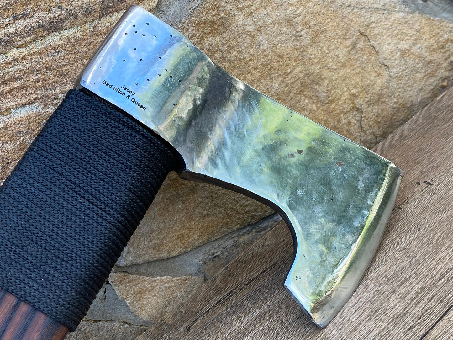 Personalized axe, carved axe, axe gift, viking axe, groomsman gift, father day, dads gift, military gift, daddy, grandpa, anniversary gift
