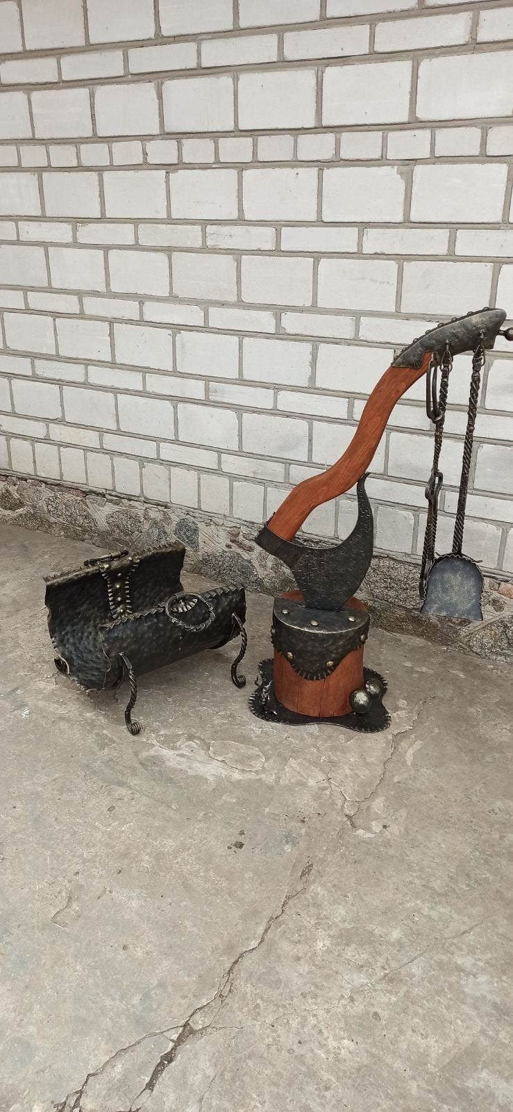 Fireplace tools, fireplace, fire poker, BBQ, grilling gift, Christmas, birthday, gift for men, wedding gift, army gift, retirement gift