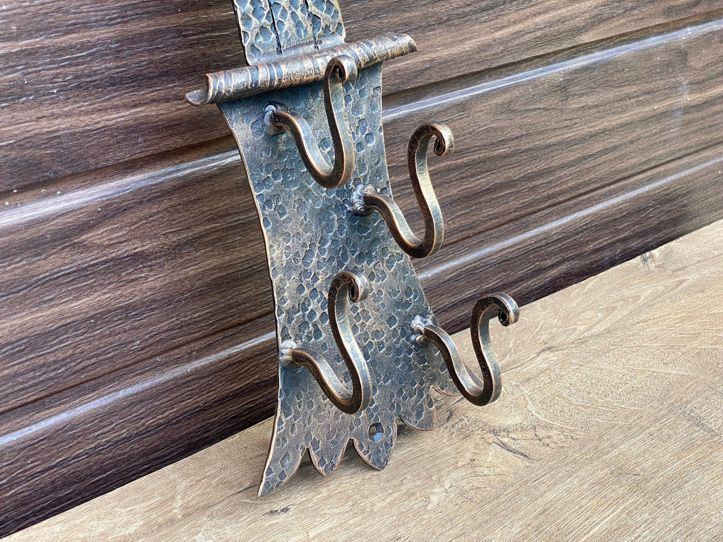 Wall key holder, medieval, wall hooks, clothes, key hook, Christmas, birthday, iron gift, entryway, hallway, wall decor, lock, Middle Ages