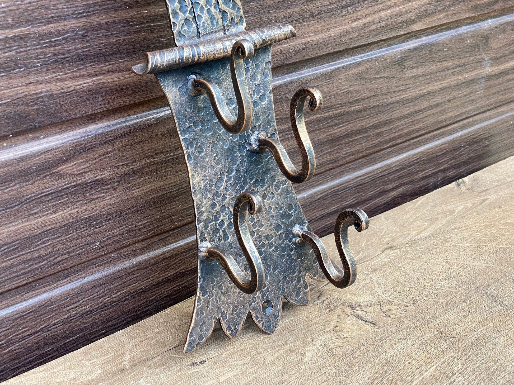 Wall key holder, medieval, wall hooks, clothes, key hook, Christmas, birthday, iron gift, entryway, hallway, wall decor, lock, Middle Ages