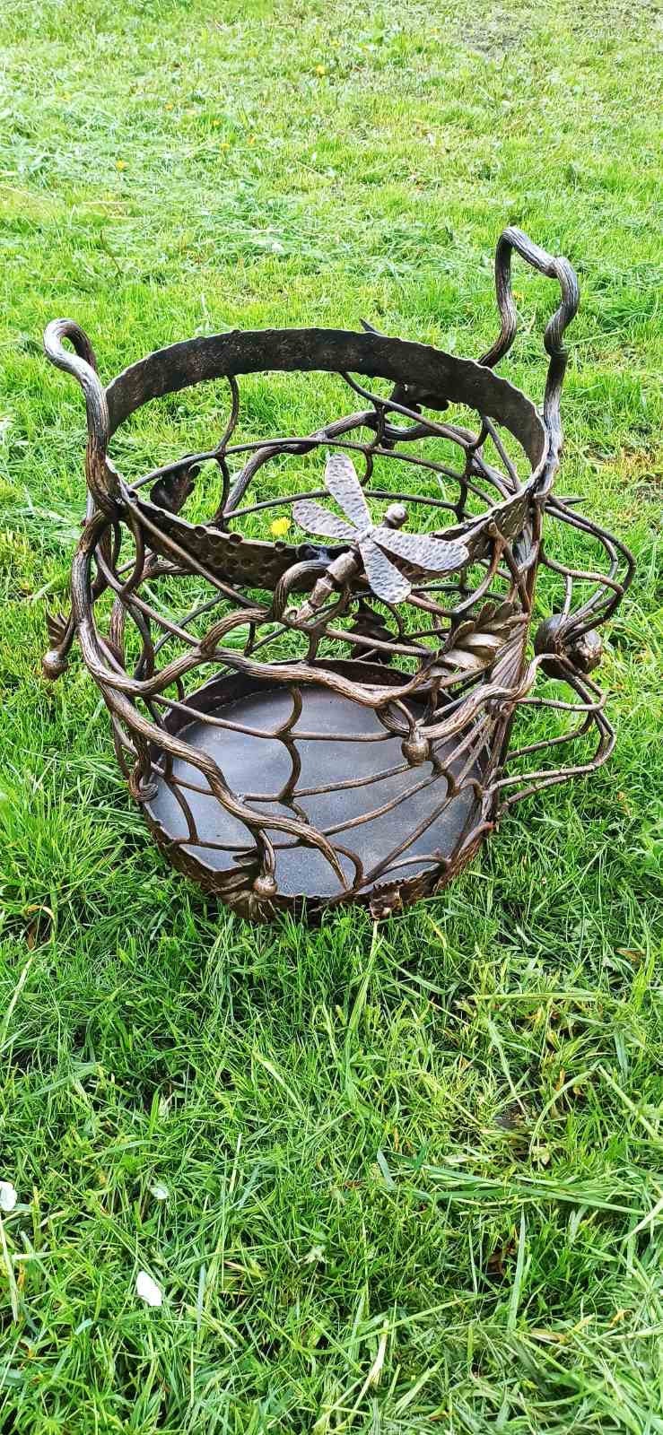 Firewood holder, log basket, firewood basket, spider, mens gift, fireplace decor, Christmas, birthday, anniversary gift, Fathers Day, daddy