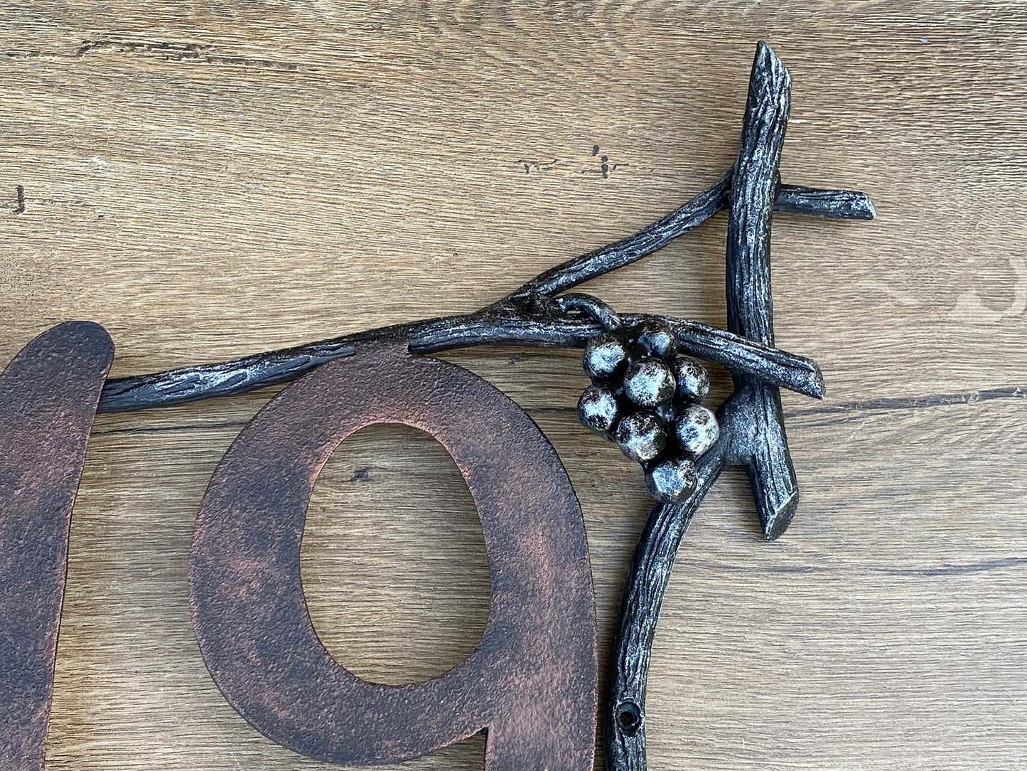 House number sign, house numbers, grapes, grapevine, fall decor, autumn, thanksgiving, wine decor, wreath, Christmas, iron gift, plaque