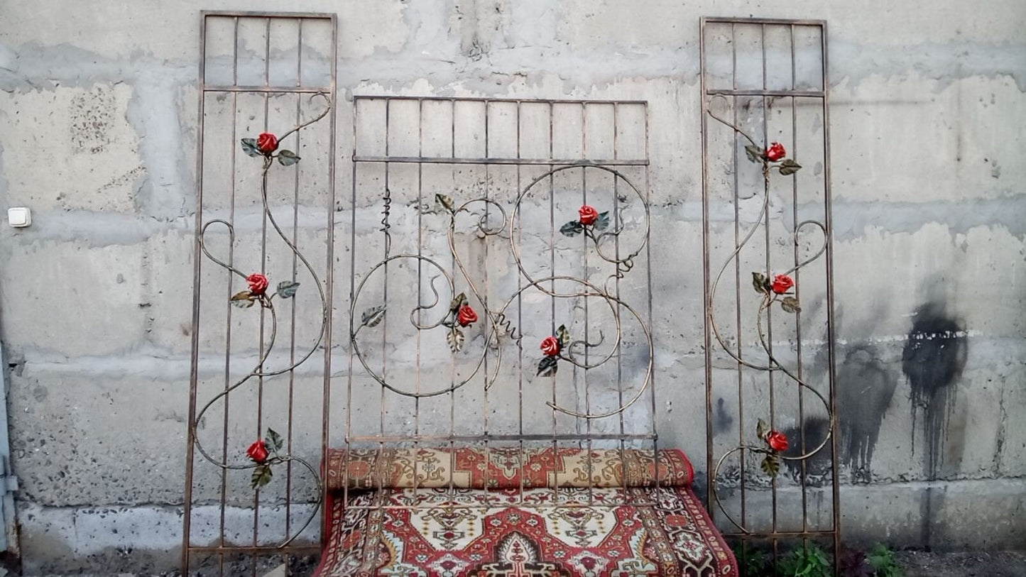 Window grate, window grille, window art, metal panel, window cover, grate, panel, fence,stair railing,balcony decor,privacy screen,fireplace