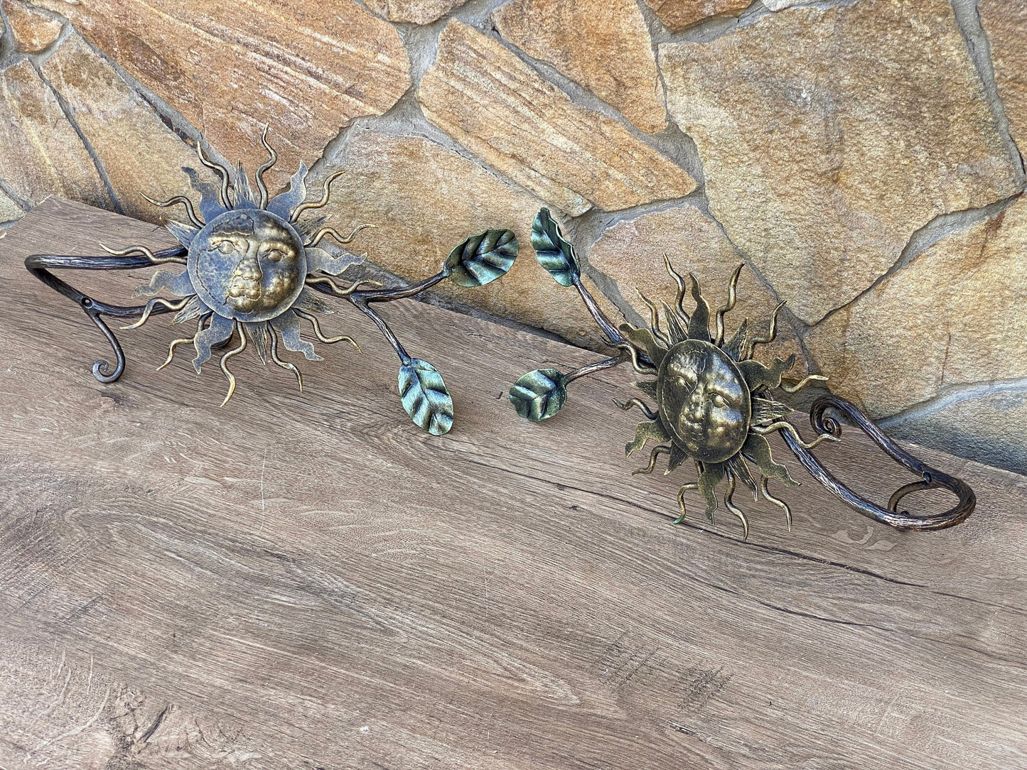 Curtain tie backs, sun, curtain tiebacks, moon, curtain holdback, curtain, Christmas, room decor, birthday, iron gift, planet, Earth, nature