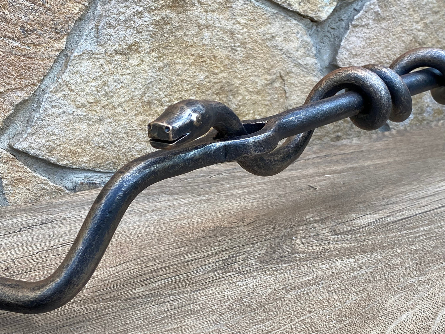 Snake door handle, nature, snake door knocker, door handle, entrance door, barn door pull, door pull, snake decor, iron snake, snake lover