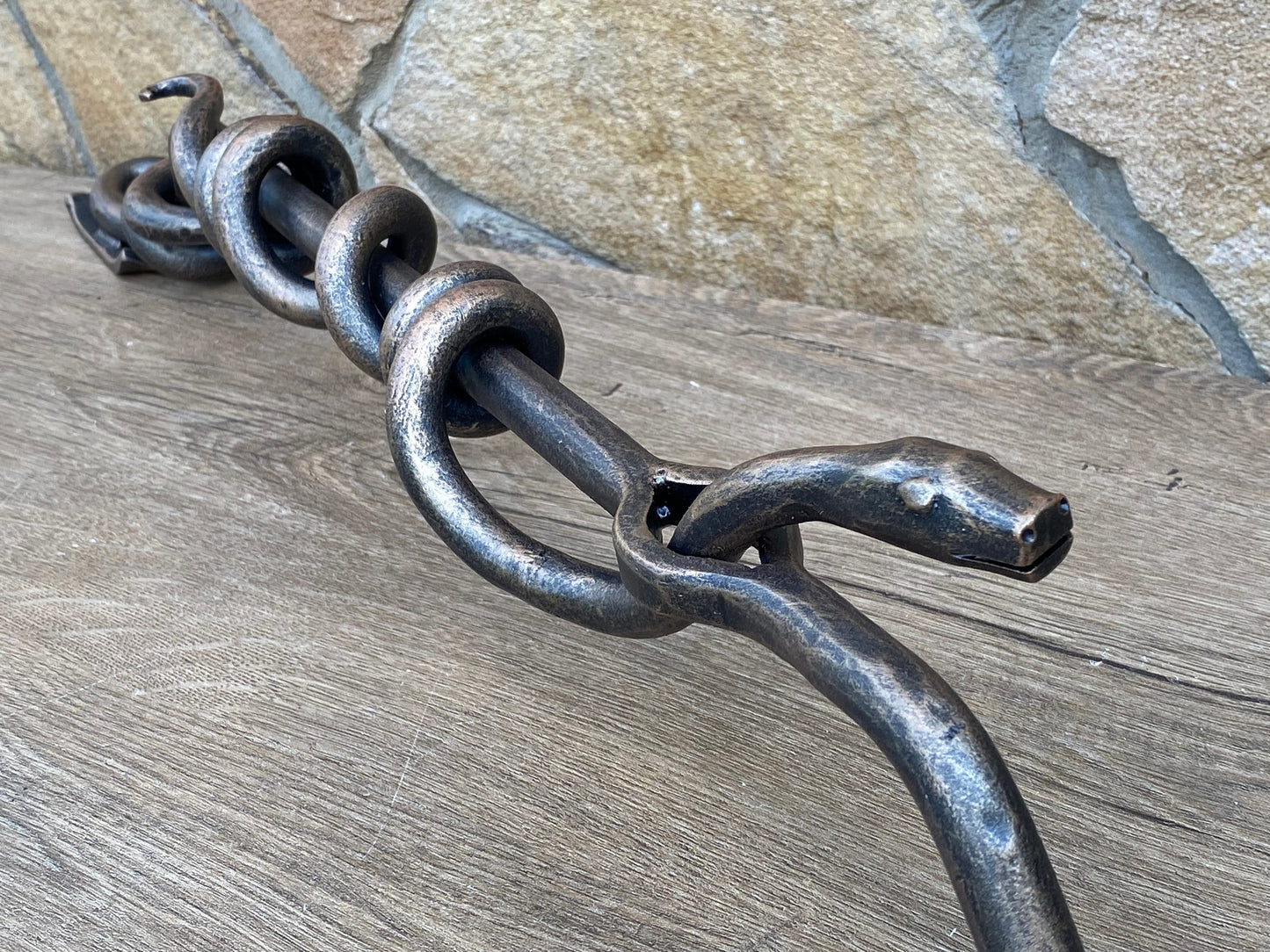Snake door handle, nature, snake door knocker, door handle, entrance door, barn door pull, door pull, snake decor, iron snake, snake lover