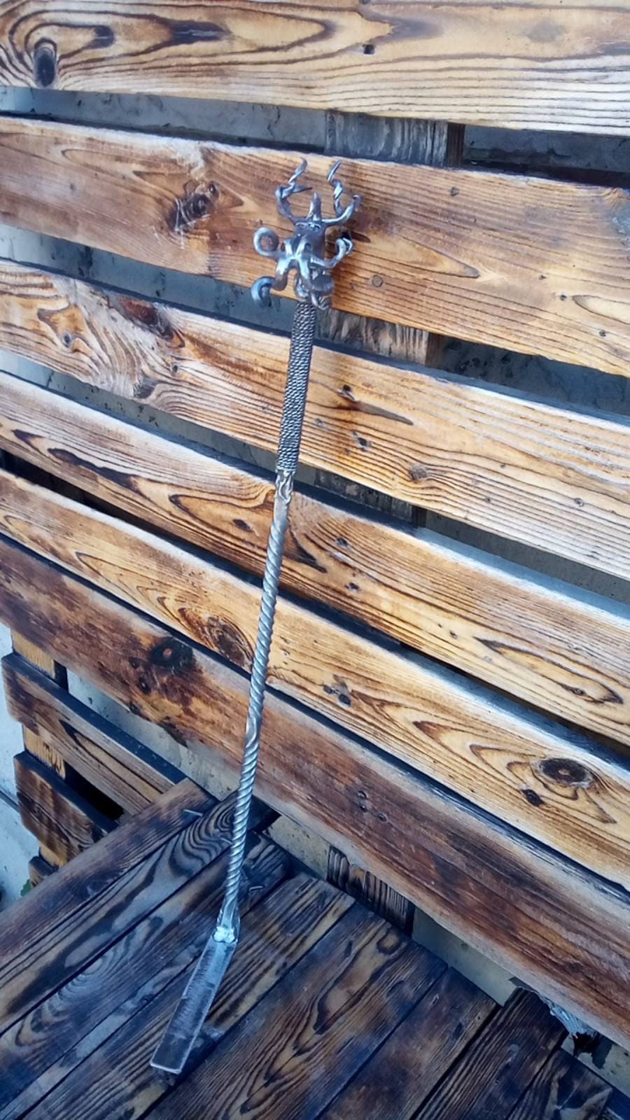 Fire poker, fireplace poker, dragon, medieval, 6th anniversary, iron gift, BBQ, firewood, fire,Christmas,grill,birthday,steel gift,mens gift