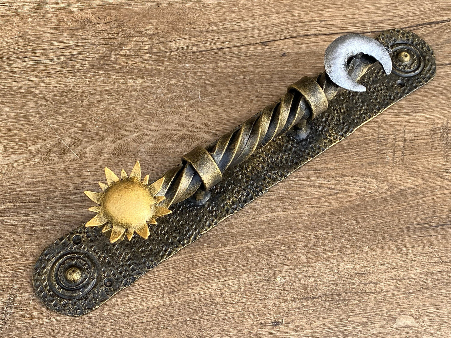 Door handle, sun, moon, door pull, barn, door decor, hardware, Christmas, birthday, anniversary, new house, nature, universe, cosmos, star