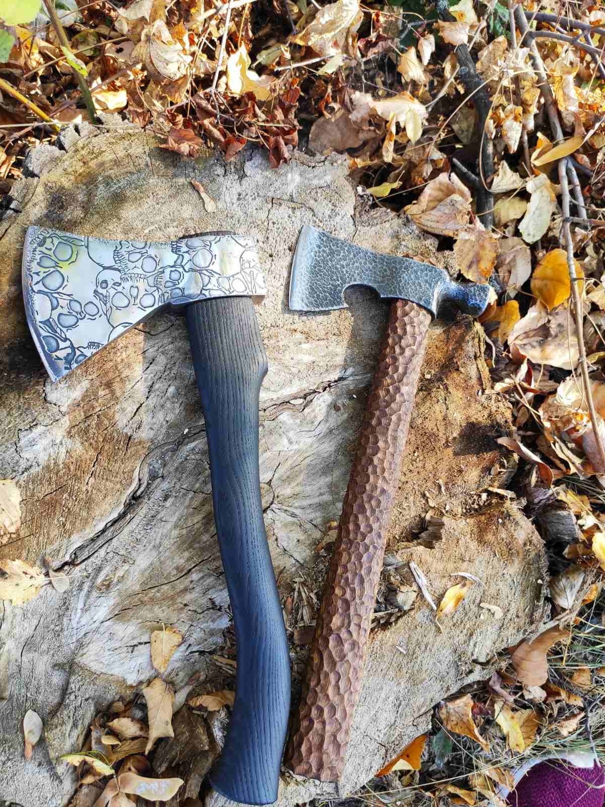 Axe, skull, skeleton, mens gift, Halloween, iron gift, steel gift, birthday, anniversary, Christmas, dad, retirement, army, military, viking
